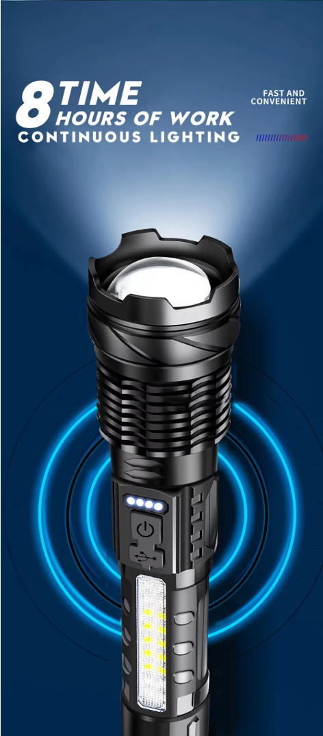 High Powered Tactical LED Flashlight